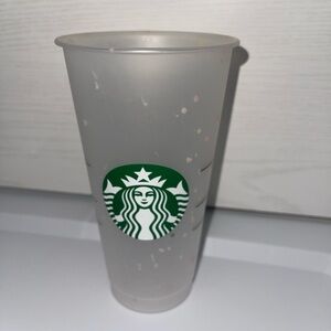 Starbucks confetti cup